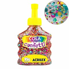 COLA BRILHA CONFETTI TUTTI-FRUTTI 95G