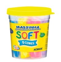 MASSINHA MODELAR SOFT 325G  5 CORES