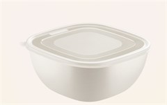 POTE PLASTICO QUAD C/TP 4L CINZA