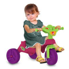 TRICICLO MOTOTICO PASSEIO & PEDAL ROSA