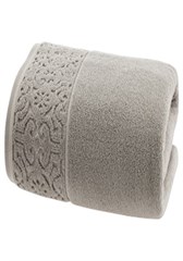 TOALHA BANHO ARABESCO 70CMX140CM CINZA