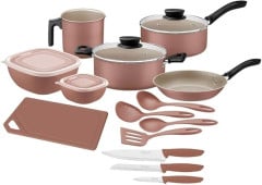 JOGO PANELA MOCACCINO C/ULTENSILIOS 14PC