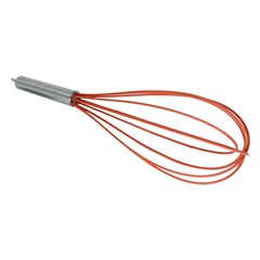 BATEDOR OVOS SILICONE CABO INOX 30CM VM