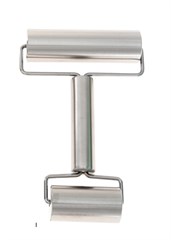 ROLO MASSA DUPLO INOX 18CM