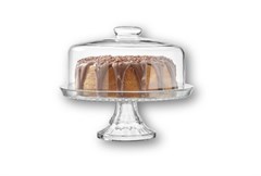 BOLEIRA VIDRO C/TAMPA E PE TAMPA VITAZZA