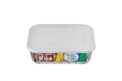 POTE VIDRO RET C/TP VITZ 1L TRANSPARENTE