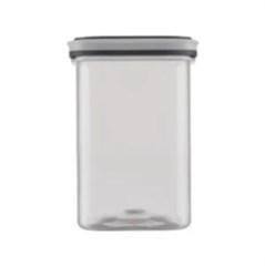 POTE PLASTICO QUAD C/TP PRETA 2L TRANSPARENTE