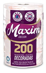 PAPEL TOALHA PP MAXIM DC 20,5 C/200 BRANCO