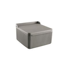 ORGANIZADOR MULTIUSO PLAST RET 1KG CINZA