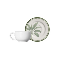 XICARA CHA ACETINADO CER PIRES CARAIVA 250ML BRANCO