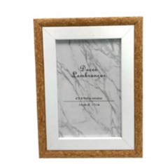 PORTA RETRATO DE MADEIRA RET 15X20CM