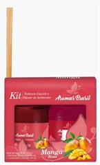 KIT DIFUSOR/SABONETE MANGA ROSA 250ML