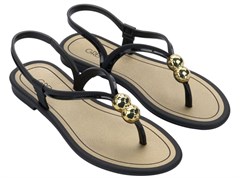 SANDALIA GRENDHA PEROLAS FEM PRETA 37