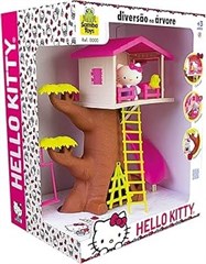 BRINQUEDO CASINHA HELLO KITTY NA ARVORE