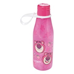 GARRAFA ABRE FACIL LOTSO COM TAMPA 530ML ROSA