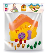 BRINQUEDO EDUCATIVO CASINHA AEIOU 123