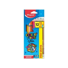 KIT LAPIS COR 12 CORES 14PCS COLORPEPS