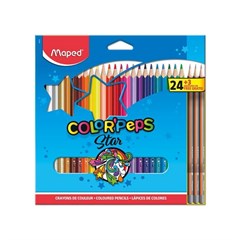 KIT LAPIS COR 24 CORES +3LAPIS COLORPEPS