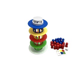 JOGO LA TORRE MALUCA MEGA COLORS 23PCS