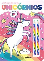 KIT LIVRO COLORIR UNICORNIO C/2 LAPIS COR
