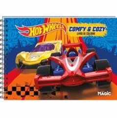 LIVRO COLORIR HOT WHEELS  COMFY E COZY
