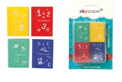 BORRACHA SIMPLES LIVRINHO C/4UN CORES