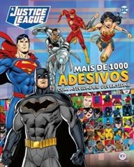 LIVRO COLORIR 1000 ADESIVOS LGA JUSTICA