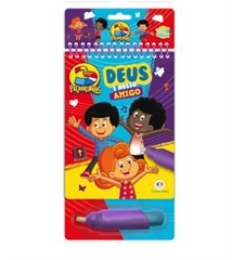 LIVRO AQUABOOK 3 PALAVRINHAS DEUS AMIGO