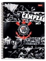 CADERNO 15 MATERIAS CD 240FLS CORINTHIAN