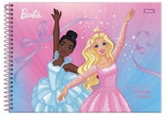 CADERNO CARTOGRAFIA CD 80FLS BARBIEDREAM