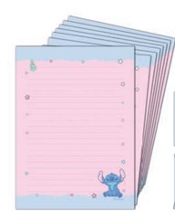 PAPEL DE CARTA C/ ENVELOPES STITCH