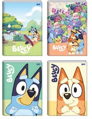 CADERNO BROCHURAO CD 80FLS BLUEY