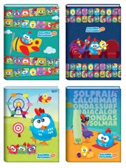 CADERNO BROCHURAO CD 80FLS GALINHA PINT
