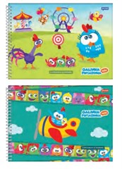 CADERNO CARTOGRAFIA CD 80FLS GALINHA P