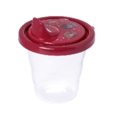 COPO PLASTICO C/BICO H POTTER 200ML VERMELHO