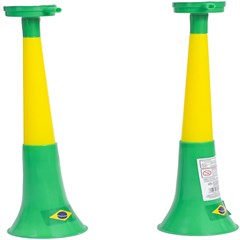 CORNETA PLASTICO BRASIL 23,7CM