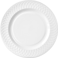 PRATO SOBREMESA OPALINE DIVINE 19CM BRANCO