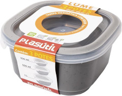 JOGO POTE PLAST ENCAIXE LUME 3PC CHUMBO