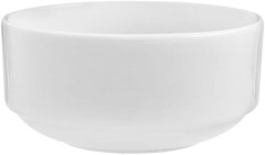 TIGELA EMPILHAVEL PORC PAOLA 12CM BRANCO