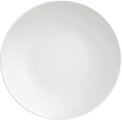 PRATO SOBREMESA PORC LEONORA 19CM BRANCO