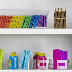  ORGANIZADOR CLEAR ACR 37X10X13CM TRP