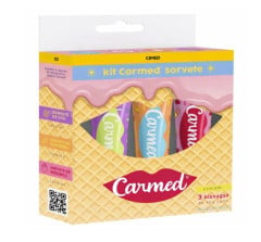 KIT HIDRATANTE LABIAL SORVETE 10G 3PCS