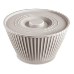 TIGELA PLASTICA RED C/TP 1L CINZA