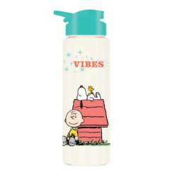 GARRAFA PLASTICO SPORT CASINHA 750ML BRANCO
