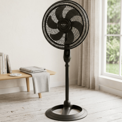 VENTILADOR COLUNA 40CM 6P 160W BVC41A PRETO