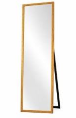 ESPELHO PAREDE/CHAO MDF 43X143CM DOURADO E PRETO