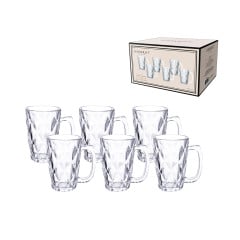 CANECA VIDRO DIAMOND 320ML
