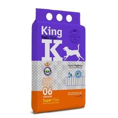 TAPETE HIGIENICO KING PADS SLIM 60X55 6 UNIDADE