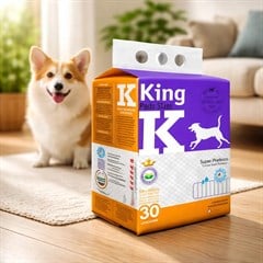 TAPETE HIGIENICO KING PADS SLIM 60X55 30UNIDADE