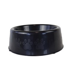 COMEDOURO PLASTICO PATINHA PARA FILHOTES 300ML BLACK